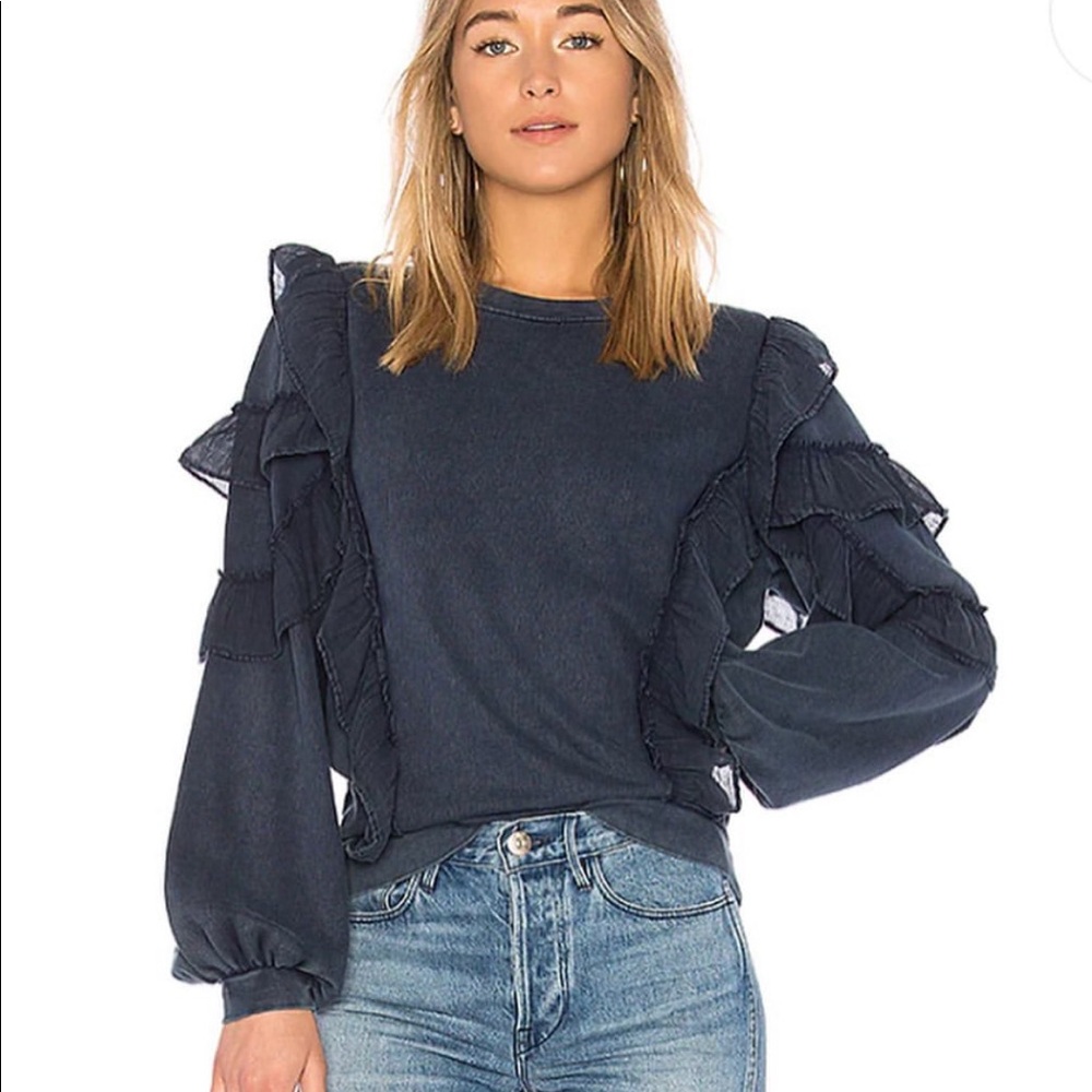 Tularosa Cat Ruffle Sweater